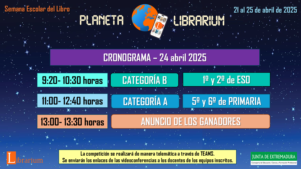 cronograma planeta